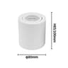 Modern SurfaceMounted Round GU10 Ceiling Spotlight Fixture  Minimalist Downlight 7