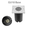 Waterproof Outdoor GU10 MR16 InGround Well Light  Stainless Steel Buried Spot Fixture 7