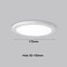 UltraThin Adjustable LED Ceiling Panel Downlight  Fit 50mm200mm Cutout Holes 8