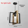 American Retro Wood  Iron Chandelier  Vintage Industrial Pendant Hanging Light 7
