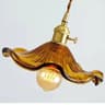 Nordic Colorful Glass  Brushed Copper Pendant Light  Modern Minimalist Hanging Fixture For Bedroom  7