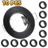 JOYINLED LED Recessed Downlight Kit  Replaceable GU10 MR16 Spotlight Frames For Living Room  Bedroo 10