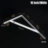 HeavyDuty Steel Floating Shelf Brackets  LShaped WallMount Tripod Angle Support Brackets 13