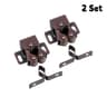 Double Roller Cabinet Catch Latches With Spear Strike  Press Lock Buckles For Wardrobe Cupboard  Cl 15