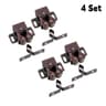 Double Roller Cabinet Catch Latches With Spear Strike  Press Lock Buckles For Wardrobe Cupboard  Cl 11