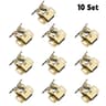 Double Roller Cabinet Catch Latches With Spear Strike  Press Lock Buckles For Wardrobe Cupboard  Cl 16