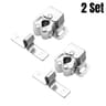 Double Roller Cabinet Catch Latches With Spear Strike  Press Lock Buckles For Wardrobe Cupboard  Cl 10