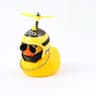 MultiStyle Cute Rubber Duck Car Dashboard Ornament  Yellow Duck With Propeller Helmet  Bike Gadget  8