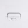 Solid Stainless Steel UType Cabinet Handles  Silver Wardrobe  Drawer Pull Knobs 64mm320mm 13