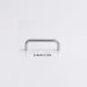 Solid Stainless Steel UType Cabinet Handles  Silver Wardrobe  Drawer Pull Knobs 64mm320mm 7