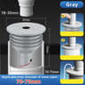 3575mm Sewer Pipe Sealing Ring  Water Plug  AntiOdor Silicone Floor Drain Stopper 12