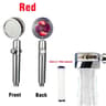 Handheld 360Degree Rotating Turbo Fan Shower Head  HighPressure WaterSaving Filtered Spray 11