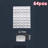100Pack SelfAdhesive Transparent Rubber Door Stops  Silicone Furniture Buffer  Cabinet Bumper Pads 10