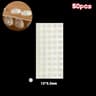 100Pack SelfAdhesive Transparent Rubber Door Stops  Silicone Furniture Buffer  Cabinet Bumper Pads 11