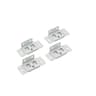 48 Pairs 2In1 Metal Fixing Buckle Inserts  LShaped 90Degree QuickFitting Shelf  Cabinet Brackets 9