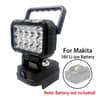 Universal Cordless LED Work Light  USB Charger Adapter For Makita Milwaukee  DeWalt 18V Batteries 7