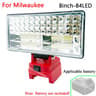 8Inch Cordless LED Work Light Spotlight  USB Power Bank For Milwaukee M18  DeWalt 20V Batteries 7