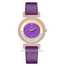 Exquisite Minimalist Diamond Dial Leather Strap Quartz Watch For Women 11