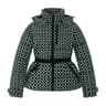 Womens Winter Hooded Belted Padded Parka Coat Warm Windproof Ski Jacket 9