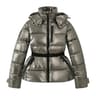 Womens Winter Hooded Belted Padded Parka Coat Warm Windproof Ski Jacket 6