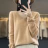 Womens 100 Pure Wool Cashmere VNeck Sweater Casual Knit Pullover Top 14