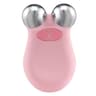 Pink Microcurrent Facial Device Skin Firming Anti-Aging Facial Massager for Face Lifting and Glow