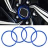 Car Metal Wheel Hub Decoration Ring for Series Red Alloy Trim Accessory