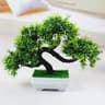 Welcome Pine Artificial Plant Desk Decor  Realistic Greenery Desktop Accent for Home & Office