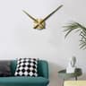 DIY Stainless Steel Wall Clock Large 40 Inch Modern Mirror Wall Clock for Home Decor