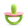 Cactus Baby Teether Toy  Food-Grade Silicone Baby Teether for Soothing Gum Relief