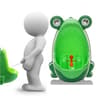 Cartoon Frog Wall Mounted Potty Trainer For Toddler Boys 7