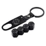 Carbon Fiber Tire Valve Stem Caps  Universal Air Seal Wheel Valve Covers