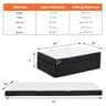 Foldable Memory Foam Floor Bed 6