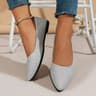 Women Pointed Toe Flat Ballerina Shoes 9