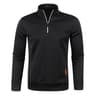Mens Half Zip Pullover Sweatshirt With Turtleneck Collar 7