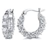 Dazzling Crystal Hoop Earrings 7