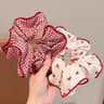 Colorful Plaid Hair Scrunchie Set 8