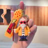 PVC Cartoon Keychain Set Featuring Popular Action Figures 6