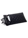 Double Layer Portable Squeeze Glasses Case Soft PU Leather Storage Bag 6