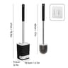 Long Handle Toilet Cleaning Brush With Drainable Base And Wall Mount 6