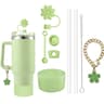 9 Piece Drink Cup Accessory Set With Straw Covers And Brush 11