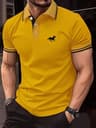 Classic Short Sleeve Polo Shirt For Men 8