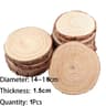 Natural Pine Wood Craft Slice Set 12