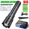 Ultra Powerful Long Range Tactical LED Flashlight With Type C Charging 8