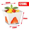 Mini Ladder Shaped Disposable Dessert Cups For Parties And Treats 8