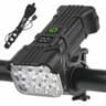 Rechargeable Bicycle Front LED Light With Horn For Night Riding 7