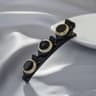 Double Layer Braided Hairclip With Rhinestone And Faux Pearl Accent 3