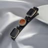 Double Layer Braided Hairclip With Rhinestone And Faux Pearl Accent 4