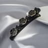 Double Layer Braided Hairclip With Rhinestone And Faux Pearl Accent 6