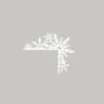 Metal Snowflake Door Corner Decoration For Indoor Entryway 6